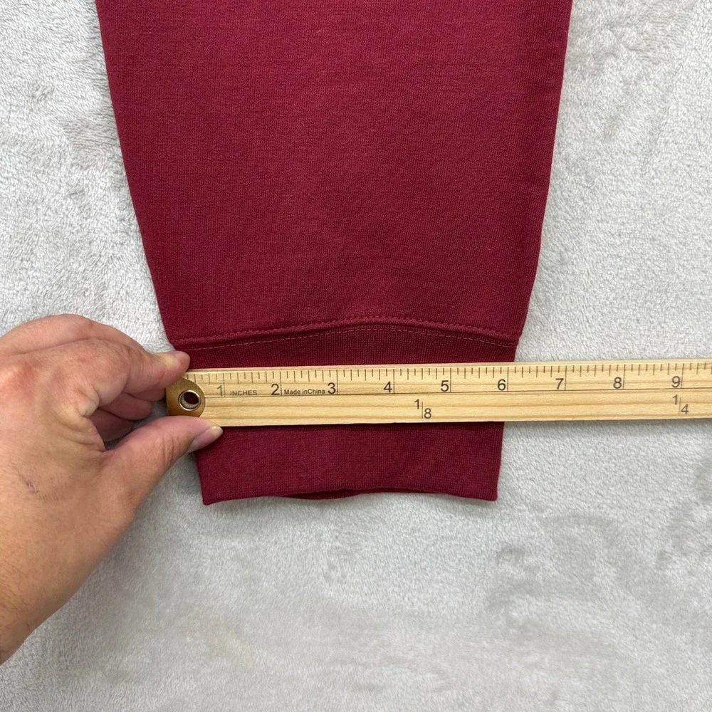 The North Face Joggers Mens XL Burgundy Red Fleece Sweatpants Casual Sunday